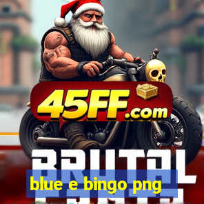 blue e bingo png